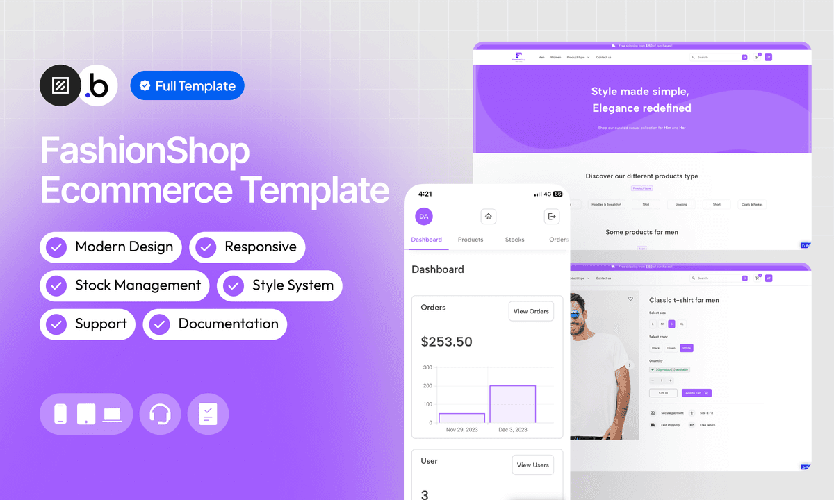 FashionShop E-commerce Template